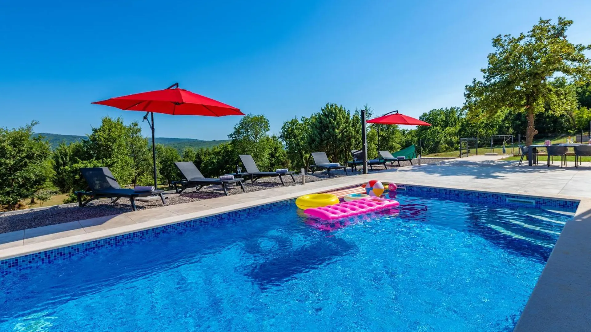 Villa Mia in Labin, a two apartment villa with pool close to the sea Krapan