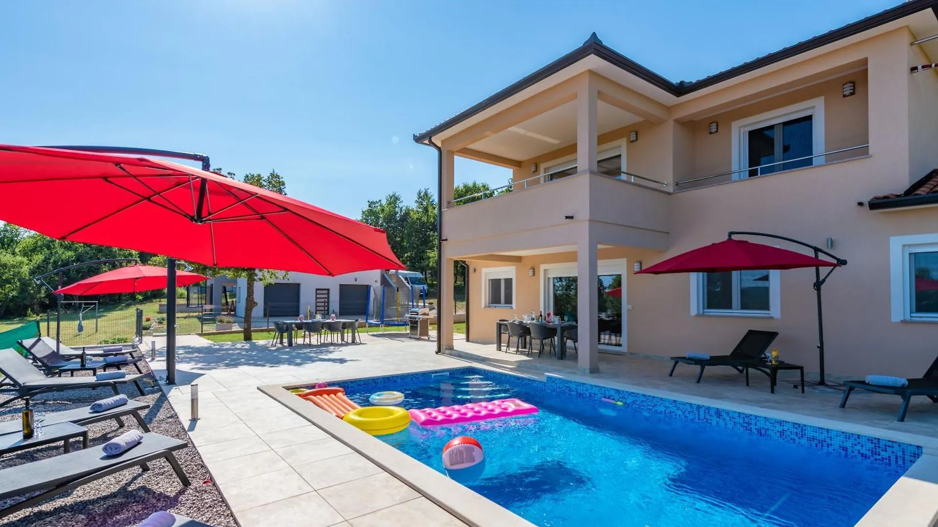 Villa Mia in Labin, a two apartment villa with pool close to the sea Krapan